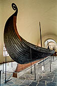 Oslo, Norvegia. La nave di Oseberg (IX sec) Museo delle Navi Vichinghe a Bygdoy.
